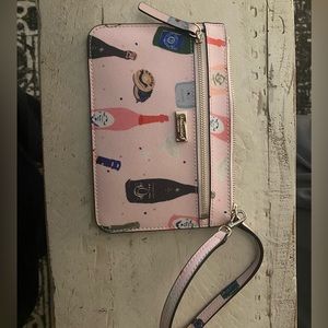 Kate Spade Pink Champagne clutch/wristlet